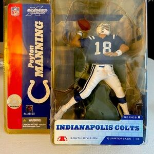 Peyton Manning NFL Series 8 McFarlane collection For Ages 5 And Up.